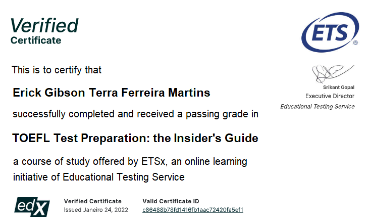 Certificate-ETS-Erick